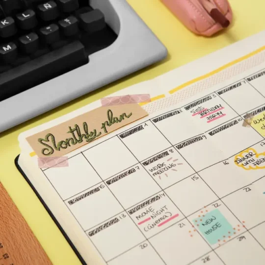 cómo organizar tu semana